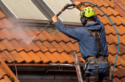 Démoussage et hydrofuge de toiture à Allamps